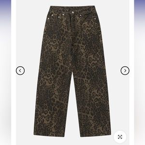 Aelfric Eden Leopard Print Jeans